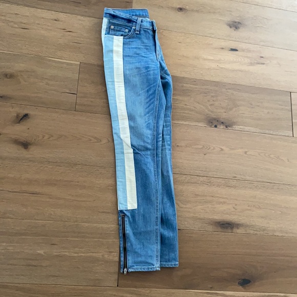 Good condition! Rag & Bone The Skinny Racer Relay Jeans Size 25 - Picture 2 of 4